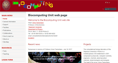 Desktop Screenshot of biocomputing.it